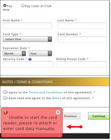 Error Message